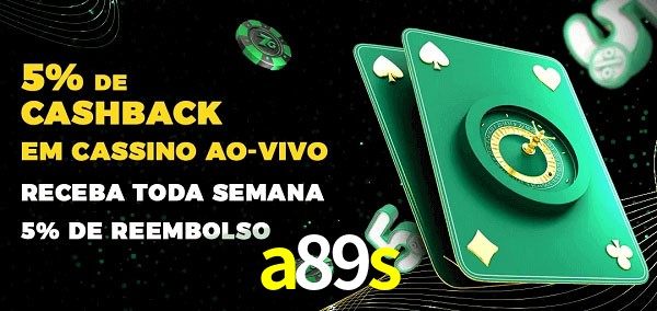 Promoções do cassino ao Vivo a89s